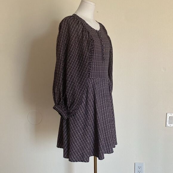 Anthropologie Maeve Navy Polka Dot Nilaya Dress Size Small - Picture 6 of 13